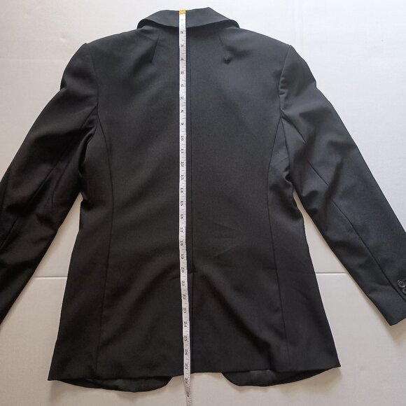 Banana Republic Classic Black Suit Coat with Pockets Women’s NWT Size 4P - Picture 15 of 16